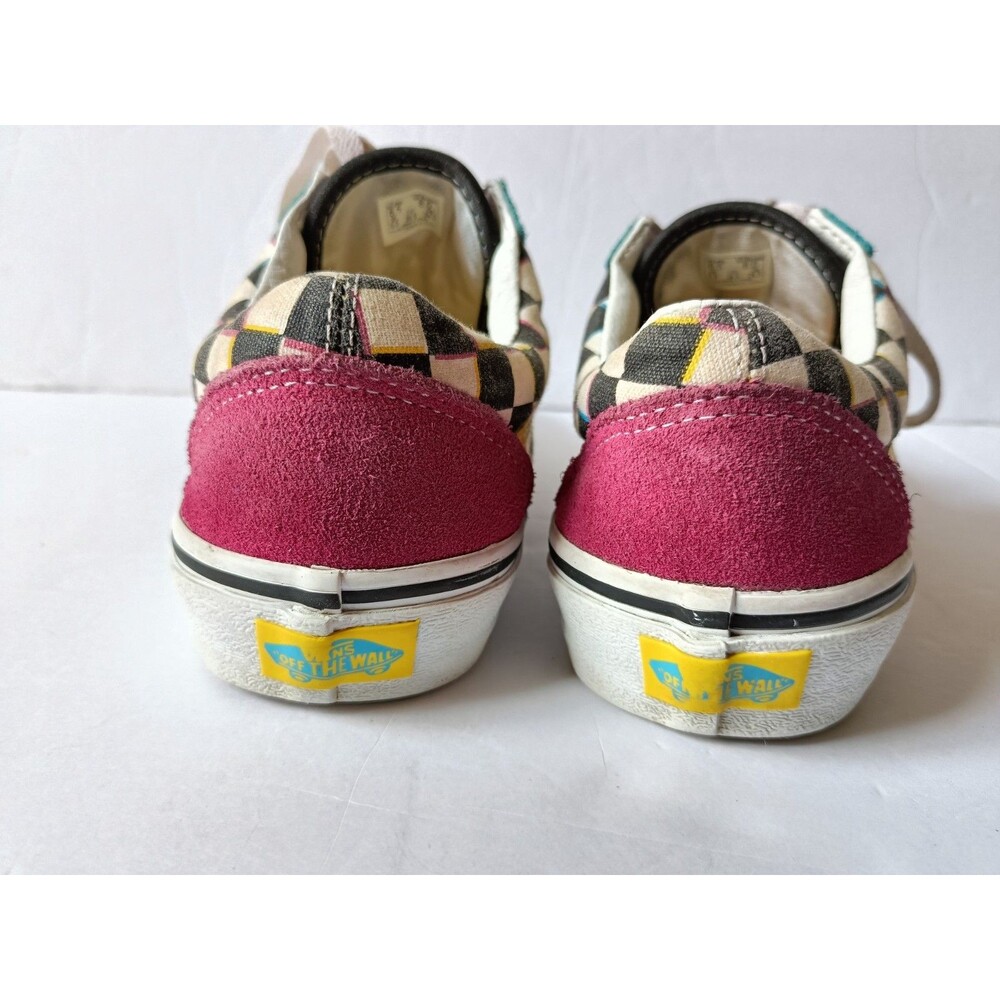 Vans Old Skool Checkerboard Shoes Men's 6.5 Women's 8 Lowtop Multicolored - Picture 7 of 7